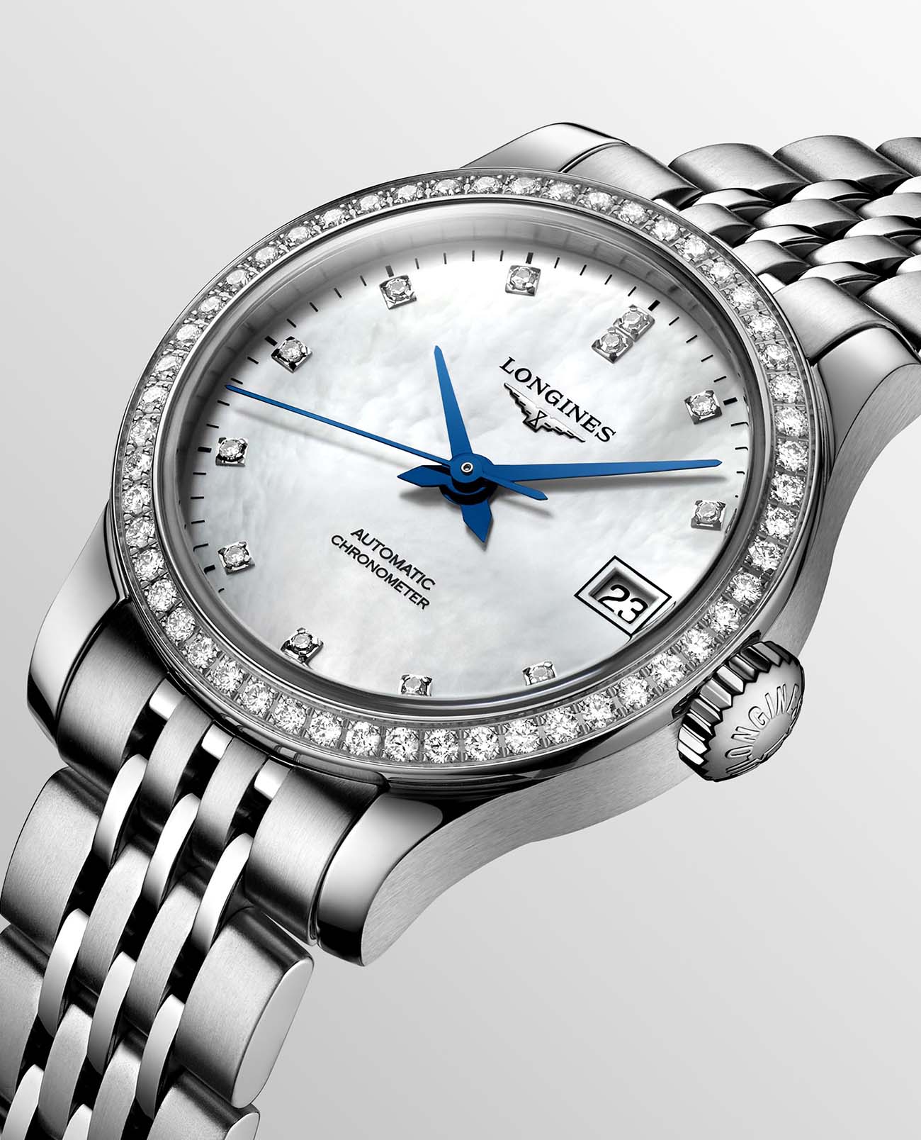 Longines Longines Record Collection L2.320.0.87.6  - задняя крышка металл сталь корпуса, швейцария часы